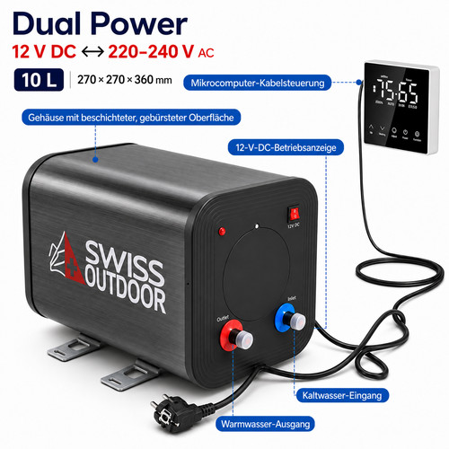 Swiss outdoor hybrid boiler - swiss,