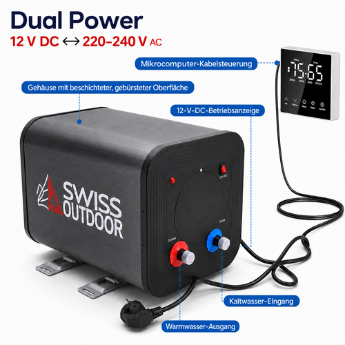 Swiss outdoor hybrid boiler - swiss,